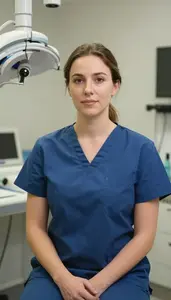Female Surgical Appliance Fitter Portrait Stock Photo