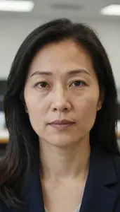 Female Survey Statistician Stock Photo