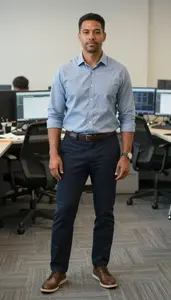 Male Applied Statistician Portrait Stock Photo