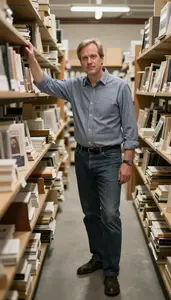 Male Archivists Curators And Museum Workers Stock Photo