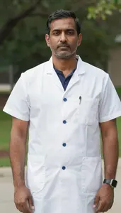 Male Certified Genetic Counselor Portrait Stock Photo