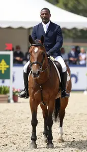 Male Equestrian Events Judge Professional Stock Image