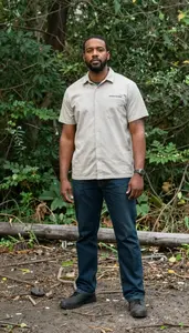 Male Hydrologists Stock Photo