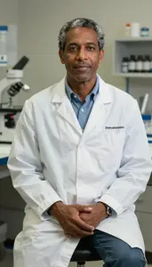 Male Immunologist Professional Stock Image