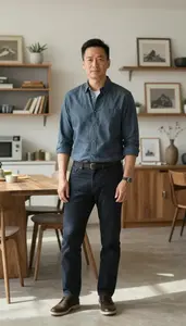 Male Interior Designer Portrait Stock Photo