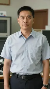 Male Material Control Clerk Stock Photo