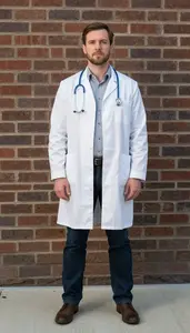 Male Medical Anthropologist Stock Photo