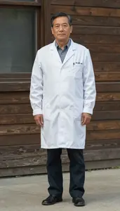 Male Medical Epidemiologist Stock Photo
