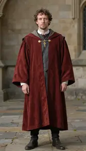 Male Medieval English Literature Professor Portrait Stock Photo