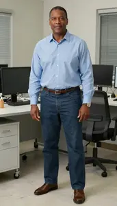 Male Meteorologist Portrait Stock Photo