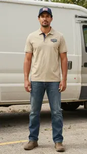 Male Rural Route Carrier Professional Stock Image
