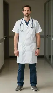Male Surgical Oncologist Professional Stock Image