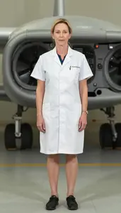 Female Aviation Medicine Specialist Professional Stock Photo
