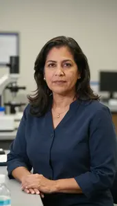 Female Biochemistry Professor Stock Photo