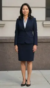 Female County Attorney Stock Photo