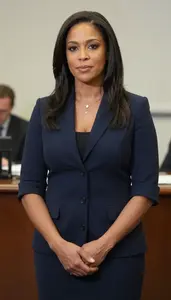 Female Court Stenographer Professional Stock Photo
