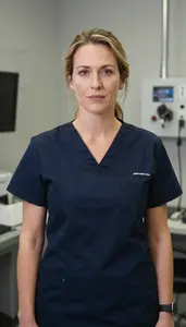 Female Crown And Bridge Technician Portrait Stock Photo