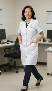 Female Dietitian Stock Photo