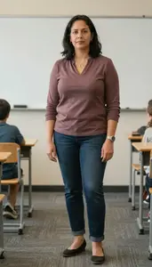Female Early Head Start Director Portrait Stock Photo