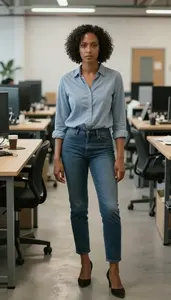 Female Facilities Engineer Professional Stock Photo