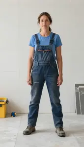Female Flooring Installers And Tile And Stone Setters Stock Photo
