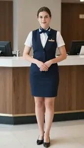 Female Hotel Concierge Professional Stock Image