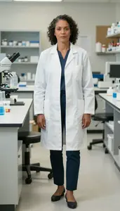 Female Laboratory Chemist Portrait Stock Photo
