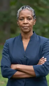 Female Land Resource Specialist Portrait Stock Photo