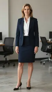 Female Life Insurance Salesperson Portrait Stock Photo