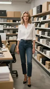 Female Merchandise Buyer Portrait Stock Photo