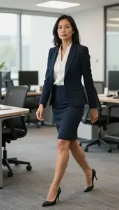 Female Mortgage Loan Closer Professional Stock Image