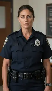 Female Narcotics Detective Professional Stock Image