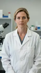 Female Plasma Physicist Stock Photo
