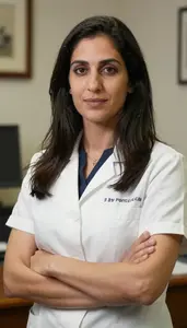 Female Podiatric Medicine Professor Stock Photo