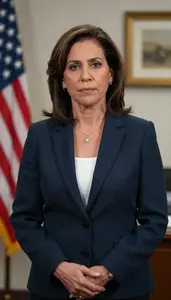 Female Press Secretary Professional Stock Photo