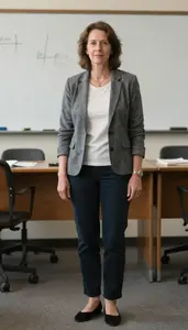 Female Primary Education Professor Portrait Stock Photo