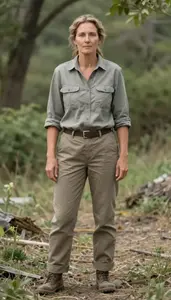 Female Research Archaeologist Professional Stock Image