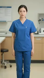 Female Surgical Scrub Technologist Stock Photo
