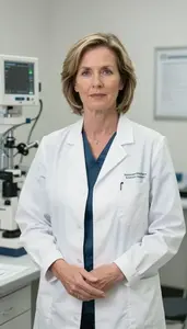 Female Veterinary Radiologist Portrait Stock Photo