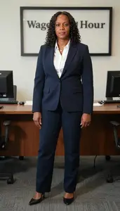 Female Wage And Hour Investigator Professional Stock Photo
