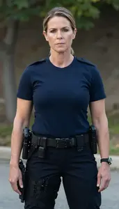 Female Bodyguard Professional Stock Image