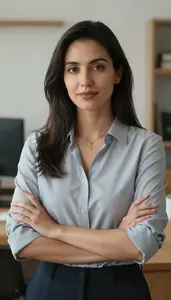 Female Cost Analyst Stock Photo