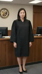 Female County Court Judge Professional Stock Photo