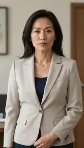 Female Defense Attorney Professional Stock Image
