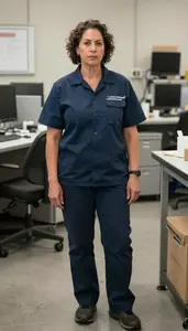 Female Facilities Maintenance Worker Professional Stock Image