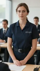 Female Funeral Arranger Stock Photo