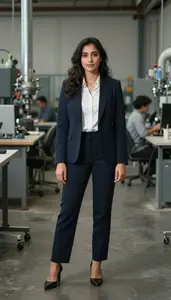 Female Industrial Economist Stock Photo