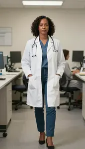 Female Internal Medicine Physician Stock Photo