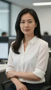 Female Management Information Systems Director Professional Stock Image