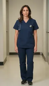 Female Pediatric Vascular Surgeon Stock Photo